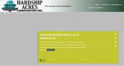 Desktop Screenshot of hardshipacres.com