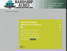 Tablet Screenshot of hardshipacres.com